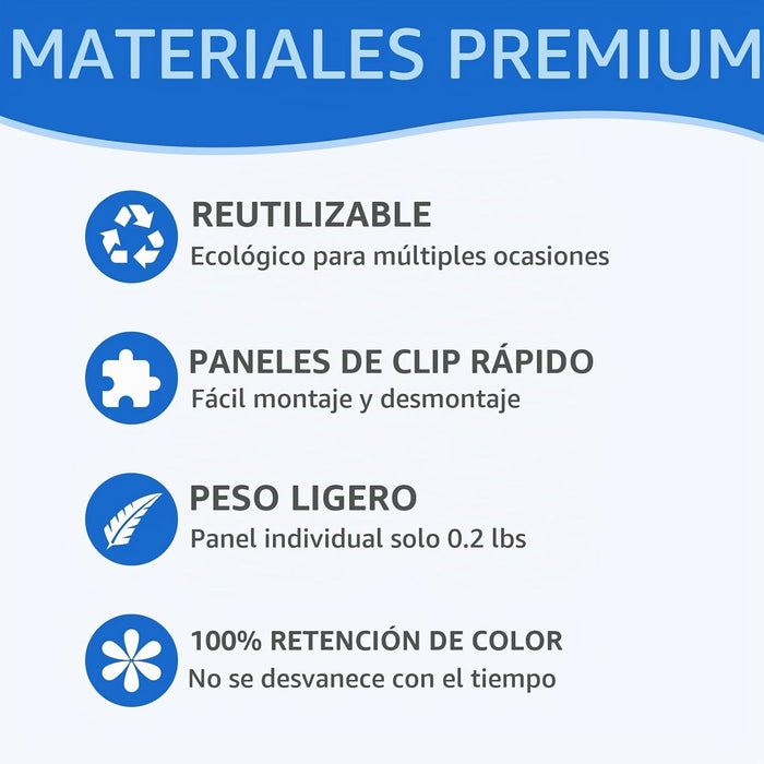 Ozikutech 12 paneles de fondo de pared con brillo dorado claro para decoración de fiestas