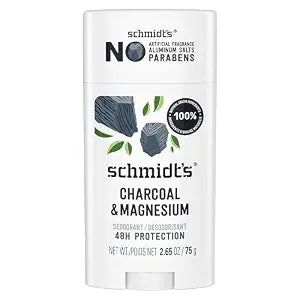 Schmidt's Desodorante sin aluminio vegano con carbón y magnesio