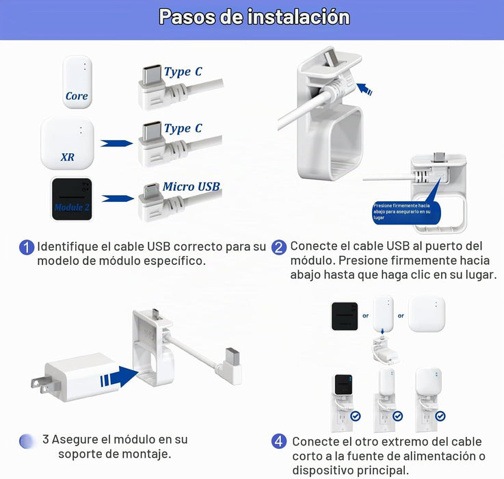 Soporte de pared para cámara Blink Outdoor 4/Outdoor 2K, soporte de módulo