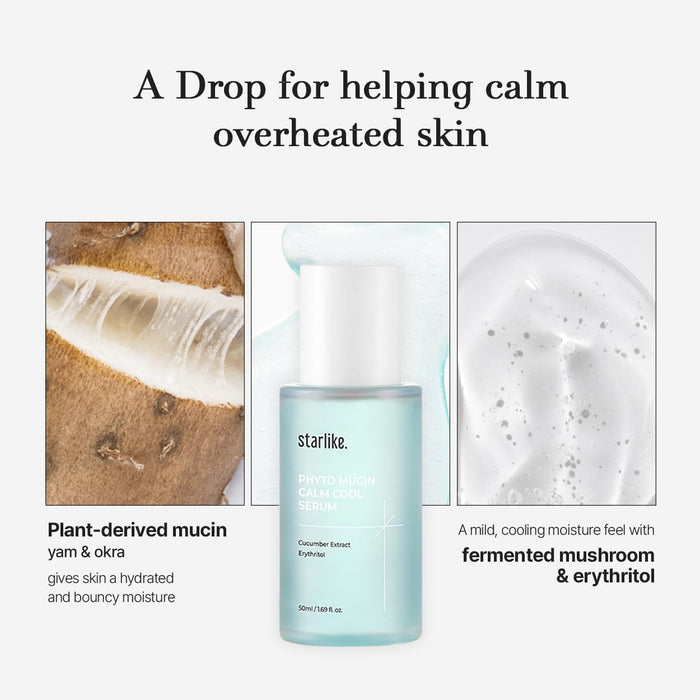 starlike Phyto Mucin Calm Cool Serum | 1.69 onzas líquidas (1.7 fl oz)