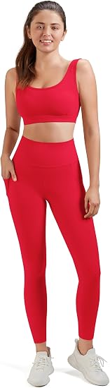 CHARMKING Leggings de cintura alta para mujer, control de abdomen suave