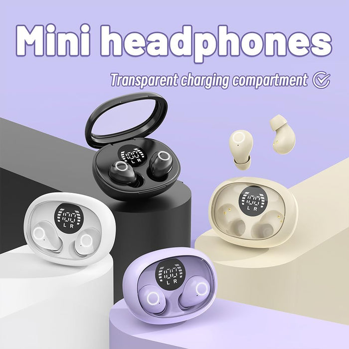 Auriculares invisibles para dormir, pequeños, inalámbricos, Bluetooth