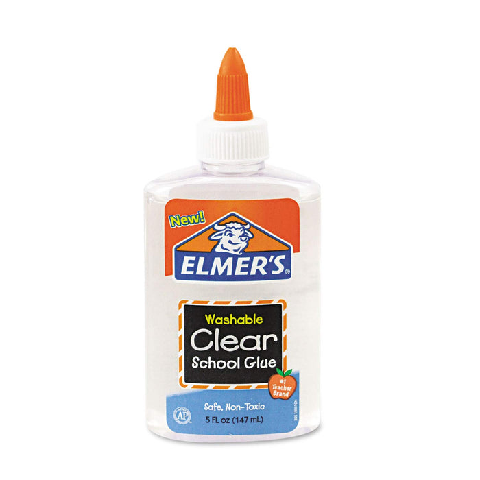 Elmer's Pegamento líquido escolar, transparente, lavable, 5 onzas, 1 unidad