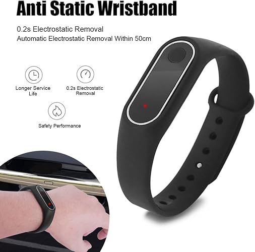 Pulsera antiestática, eliminador automático de estática