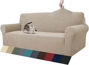 ZNSAYOTX Funda de sofá jacquard de 1 pieza para sofá loveseat-size