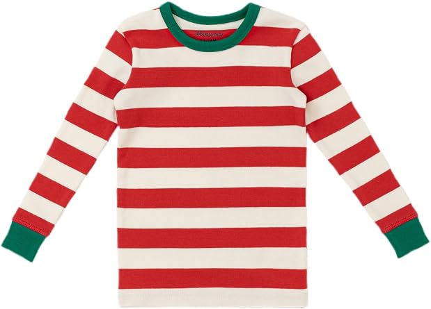 AVAUMA Pijamas de niños unisex, lindo ajuste cómodo, diseño de patrón navideño