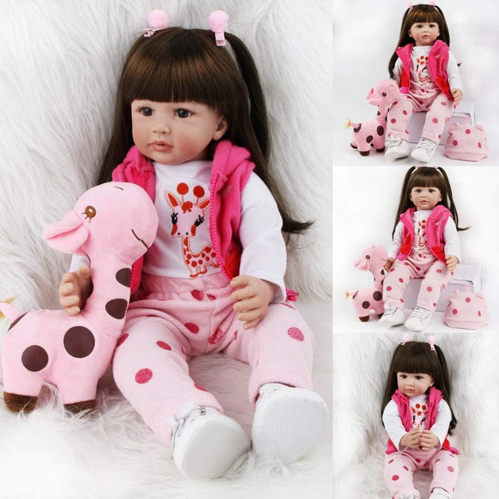 Muñeca Reborn para Niñas de 22 Pulgadas de Silicona Suave