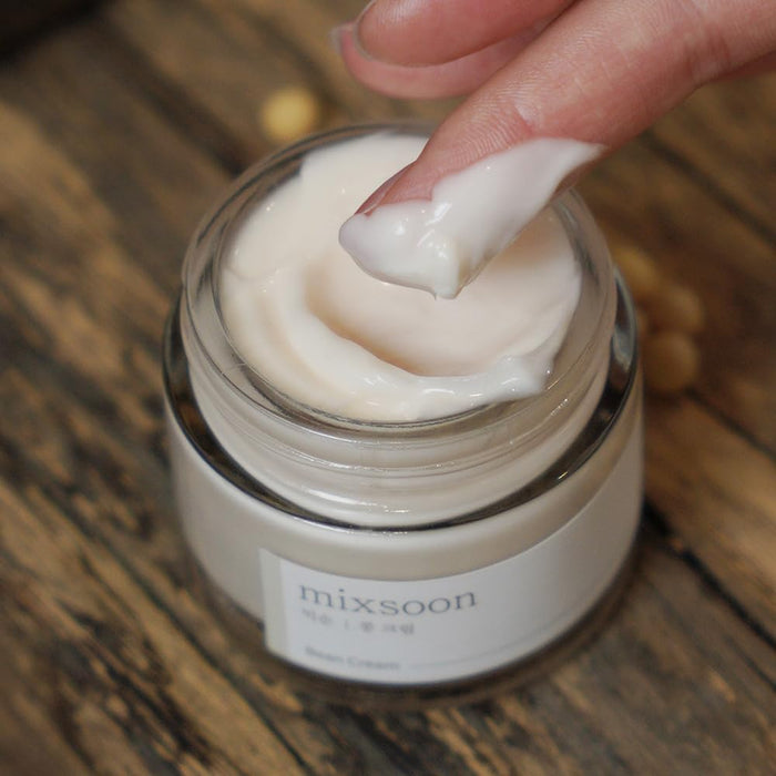 mixsoon Crema de Frijol - Crema Facial de Humectación Intensiva para Piel Suave y Nutrida