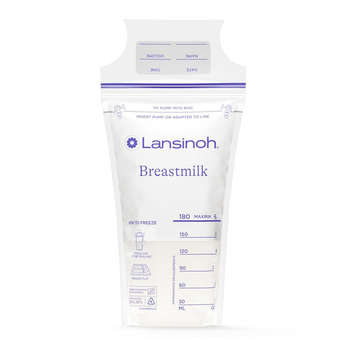Lansinoh Bolsas de almacenamiento de leche materna, 200 unidades
