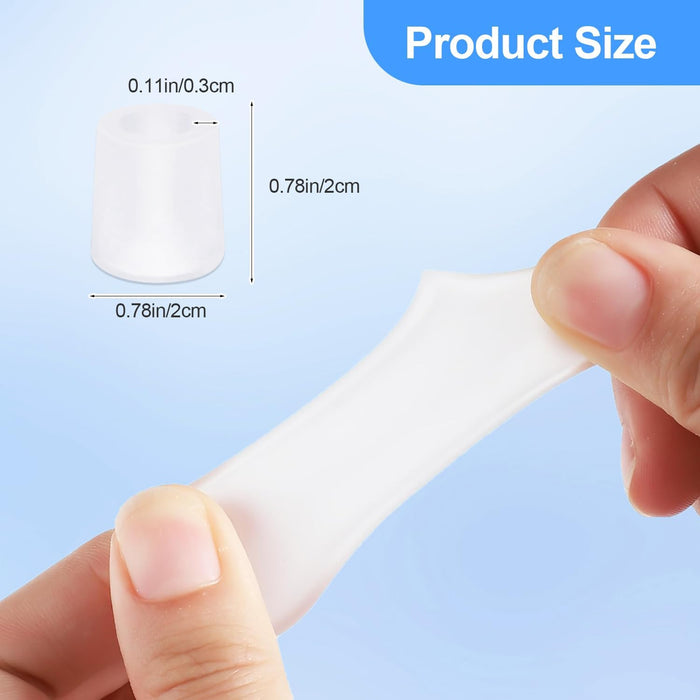 HEQXWL 24 protectores de silicona para dedos de los pies
