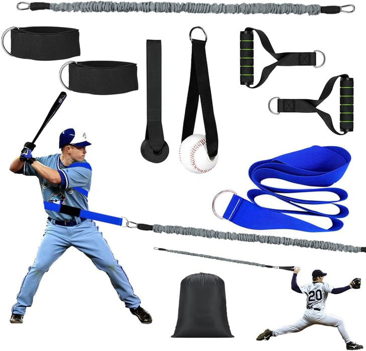 Banda de resistencia Davllin Core & Hip Belt para béisbol y sóftbol, ayuda de entrenamiento para lanzadores