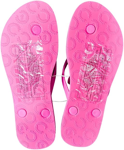 Victoria's Secret PINK Chanclas informales de playa Diseños con estampado de perros