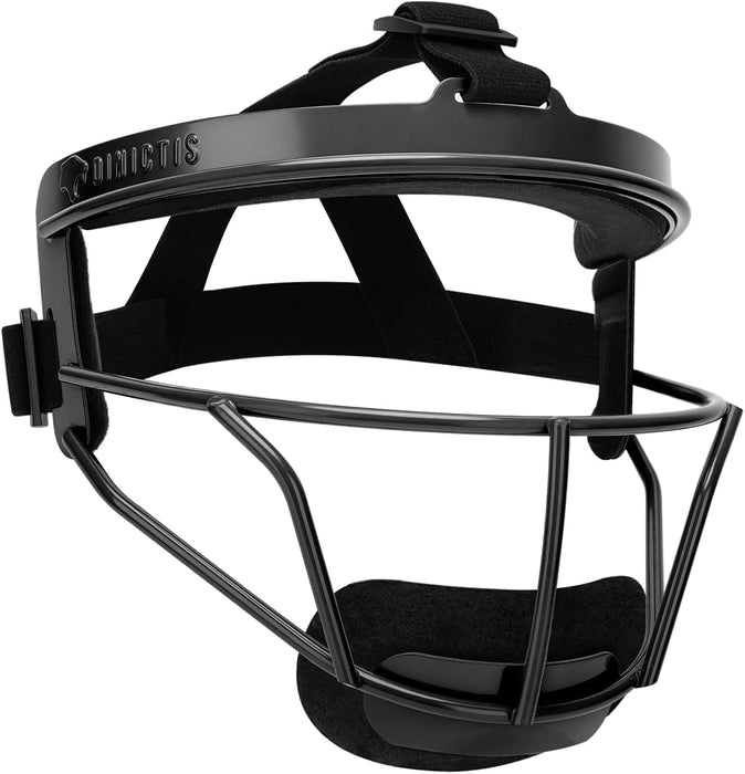 Dinictis Máscara facial de softball, ligera, cómoda, con amplia visión de campo