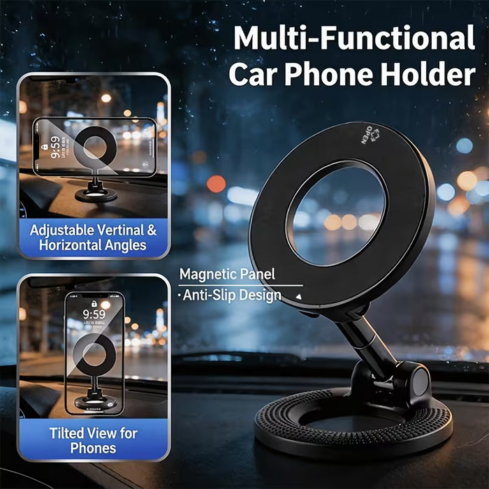 Soporte magnético para teléfono de doble cara con base