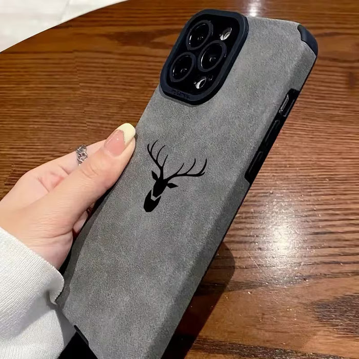 Funda para teléfono: con diseño de cabeza de ciervo compatible con iPhone 11 Pro Max
