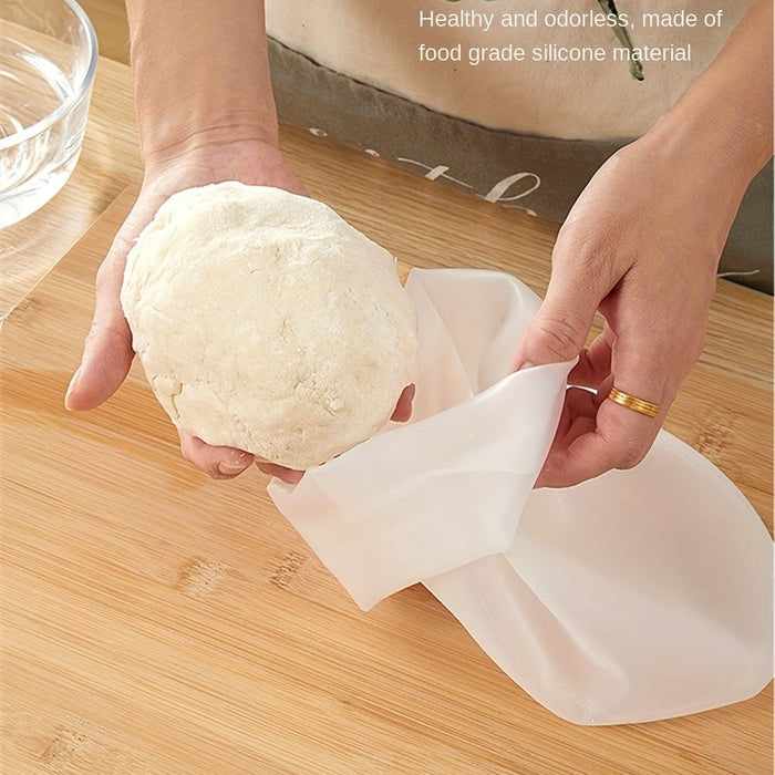 1 pieza Bolsa de amasar de silicona, una bolsa de amasar manual multifuncional, una herramienta de cocina