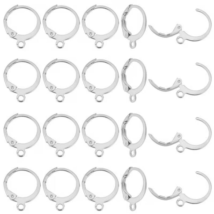 10pcs de  hebilla de joyería, adiciones de aretes
