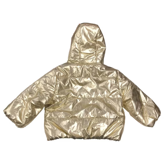 Chaqueta de esquí acolchada con capucha Gold de Bluey para niñas pequeñas