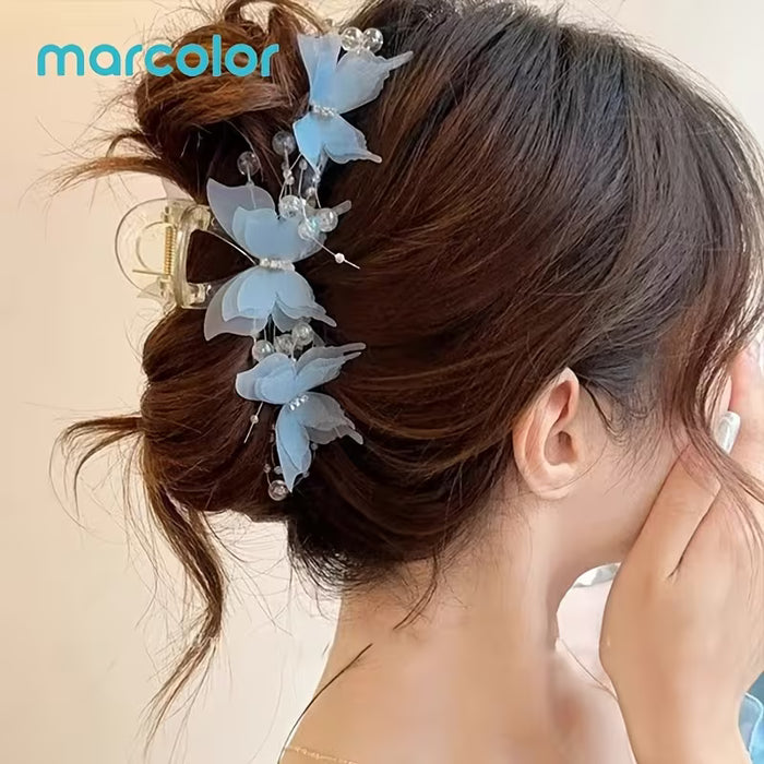 Pinza para el cabello de mariposa Marcolor, accesorio para el cabello
