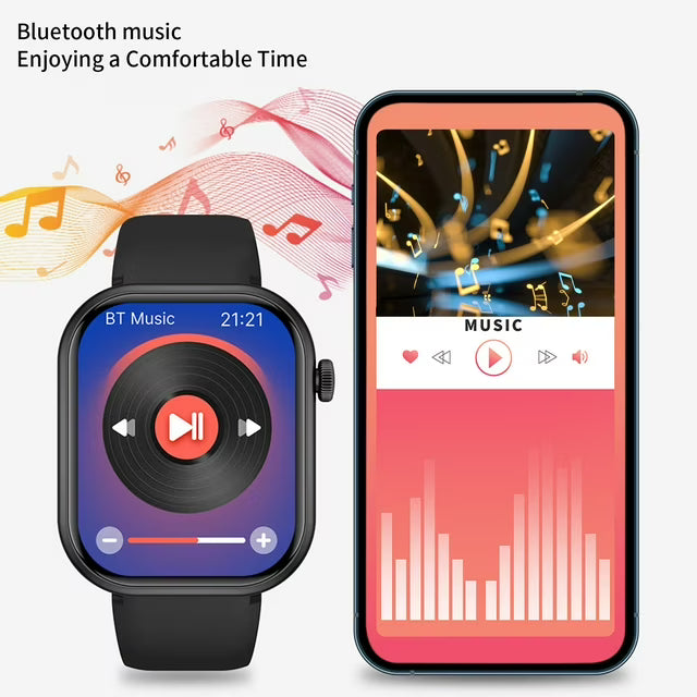 Reloj inteligente con pantalla clara para recordatorio de llamadas entrantes