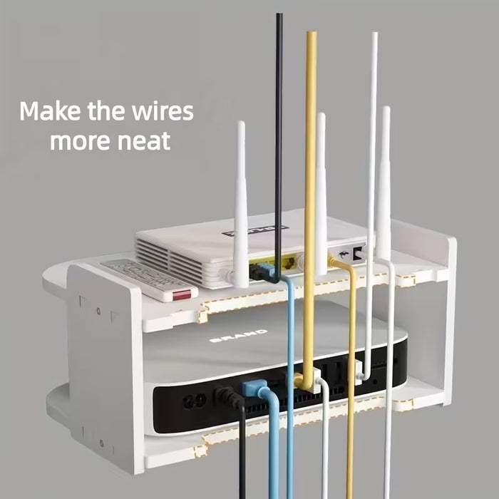 Estante de almacenamiento Wifi de pared con áreas de ventilación