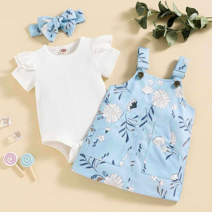 SHEIN CONJUNTO BODY Y JARDINERA MAS LAZO