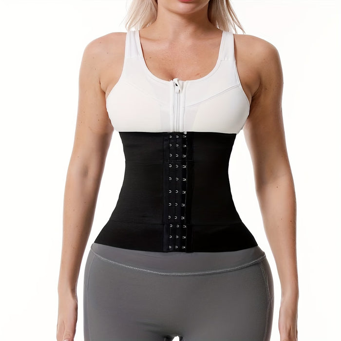 Faja Abdominal Reforzada con Cinturón de Contención, Almohadilla Transpirable
