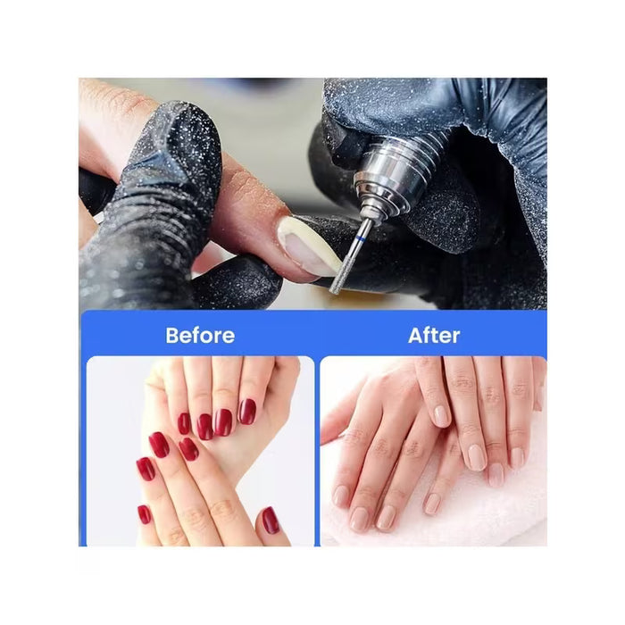 6 piezas de broca para cutículas, Brocas profesionales para taladro de uñas, para manicura
