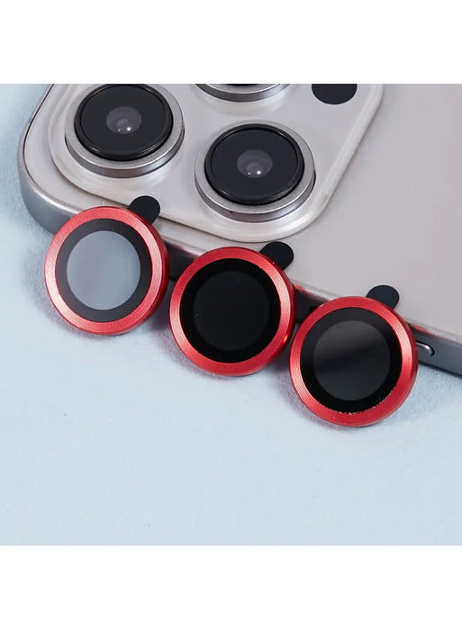 Juego de 3 protector de lente de cámara con anillo metálico, para iPhone 13 Pro/13 Pro Max