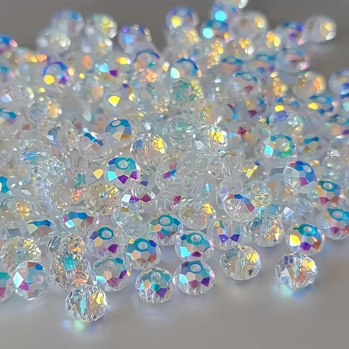 600 piezas de Cuentas sueltas austriacas con agujeros para pulseras, pendientes y collares