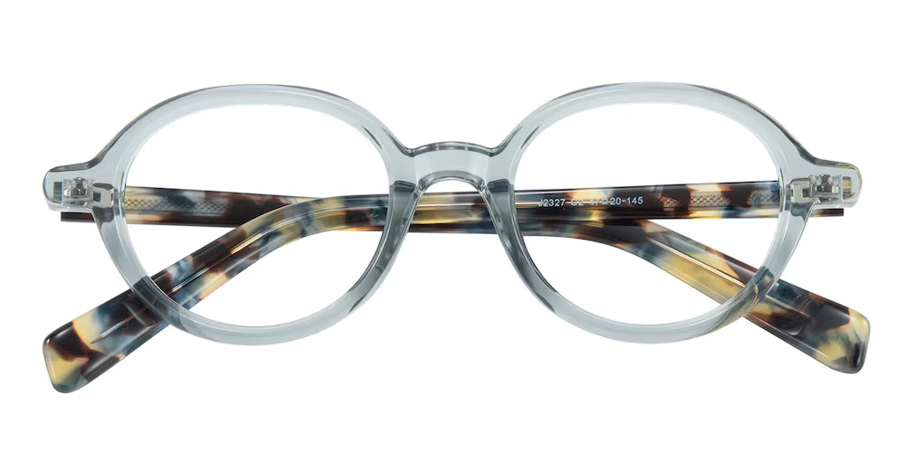 Gafas de sol ovaladas grises