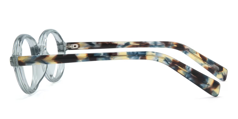 Gafas de sol ovaladas grises