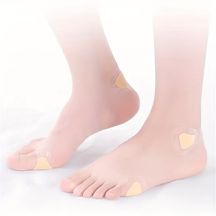 50 Almohadillas Protectoras para Talones, Cojines Adhesivos para Ampollas
