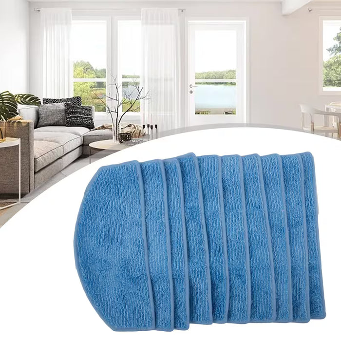 8pcs Paño de mopa lavable compatible con aspiradoras
