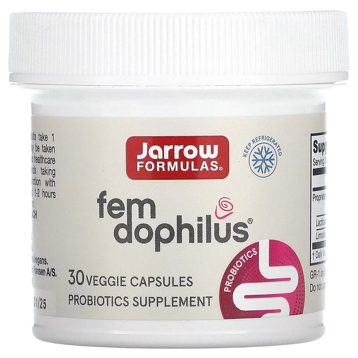Jarrow Formulas, Fem Dophilus Vegano, 5 mil millones de UFC, 30 cápsulas vegetales