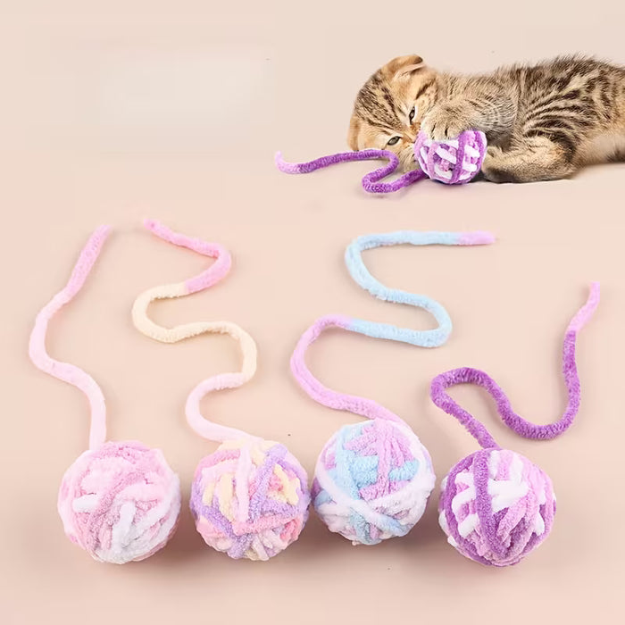 Juego de pelotas para mascotas de colores aleatorios