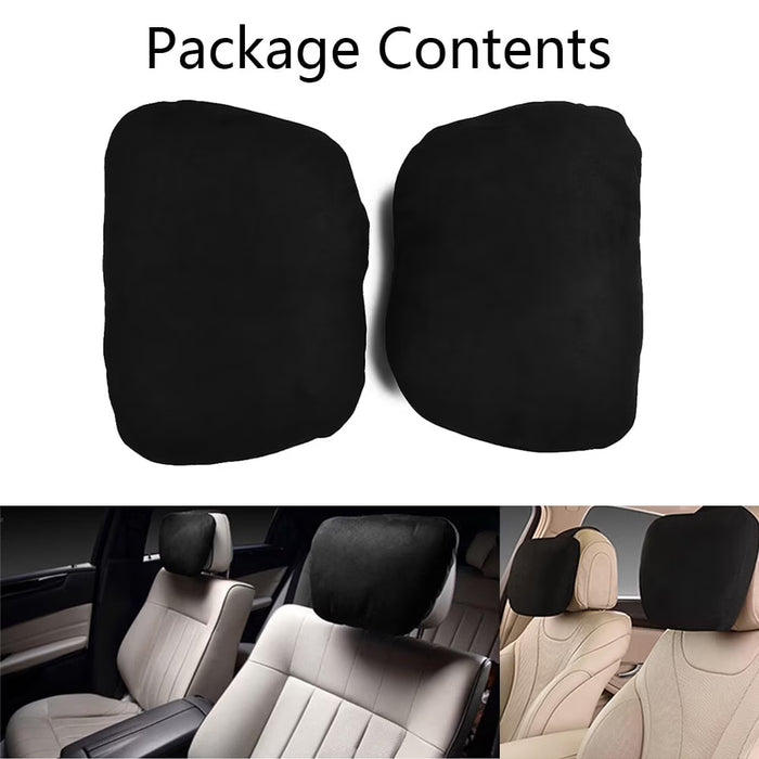 2 almohadas ultrasuaves para reposacabezas de coche