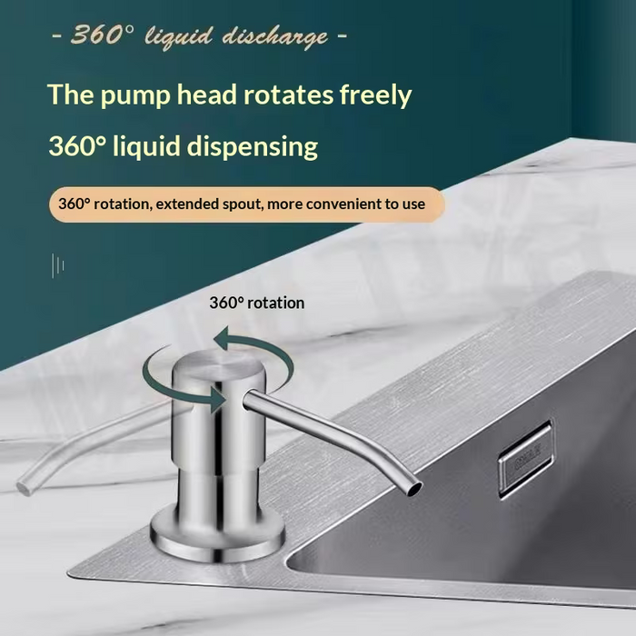 Dispensador de jabón para fregadero de cocina