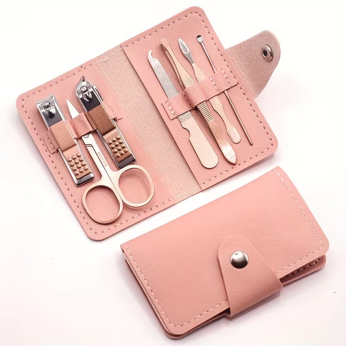 Juego de 7 Piezas de Cortaúñas Tri-Plegable, Unisex