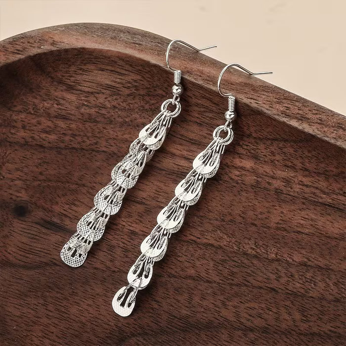 1 Par de Aretes de Moda para Mujer, Decoración Bohemia Elegante