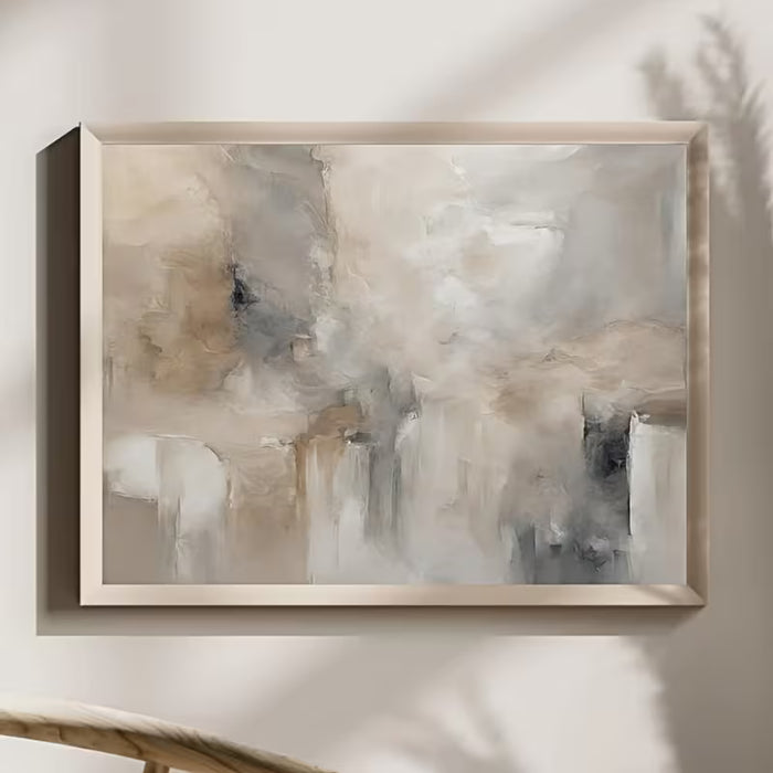 1 Pieza de Arte Abstracto en Lienzo Sin Marco - Reproducción Moderna