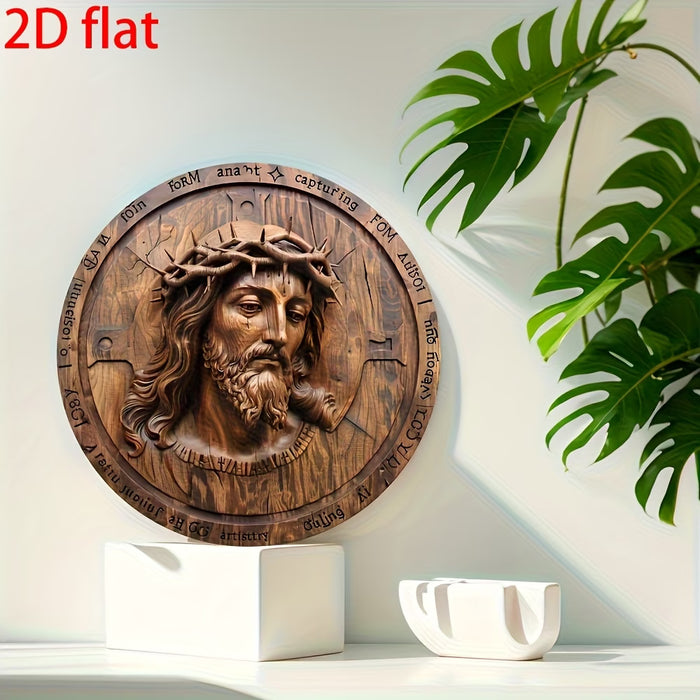 Plano 2D, Plano 2D - Obra de arte cristiana de estilo tradicional
