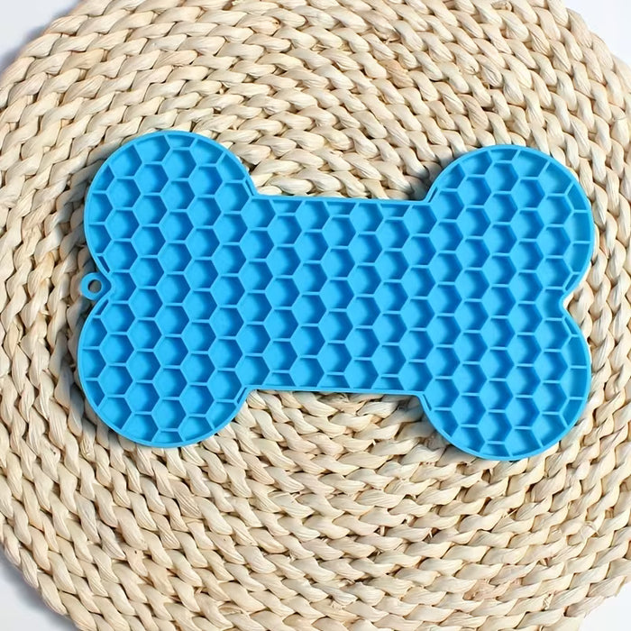 Tapete de silicona para lamer para perros, diseñado para alimentación lenta