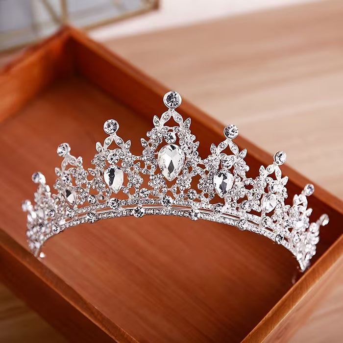 1 pieza de bindi de cristal estilo Mori, adornos plateados para vestido de noche