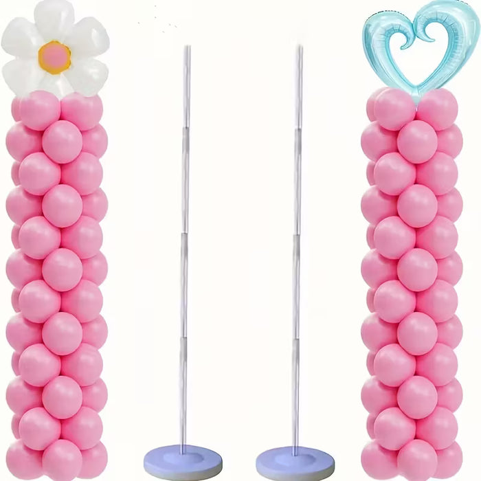 1 Set de Soporte de Columna para Globos de Cuatro Secciones de 47.24 pulgadas