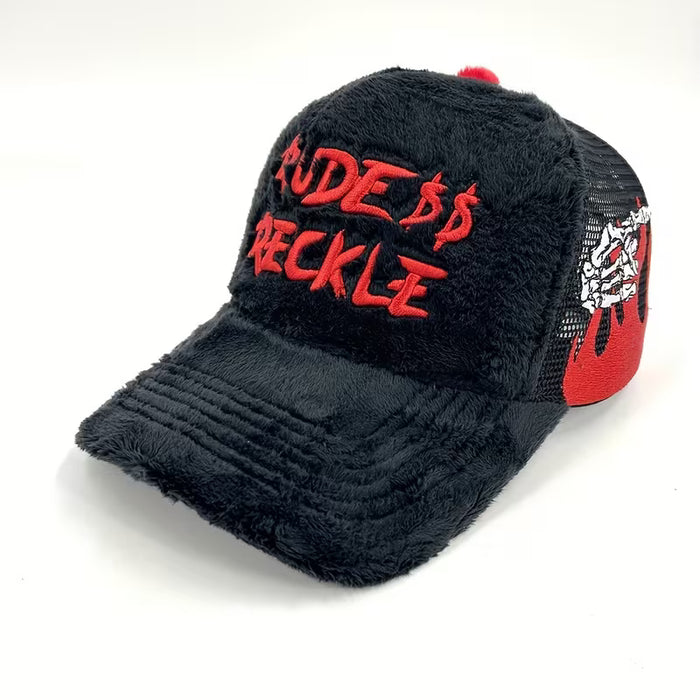 Gorra de Camionero de Terciopelo Suave