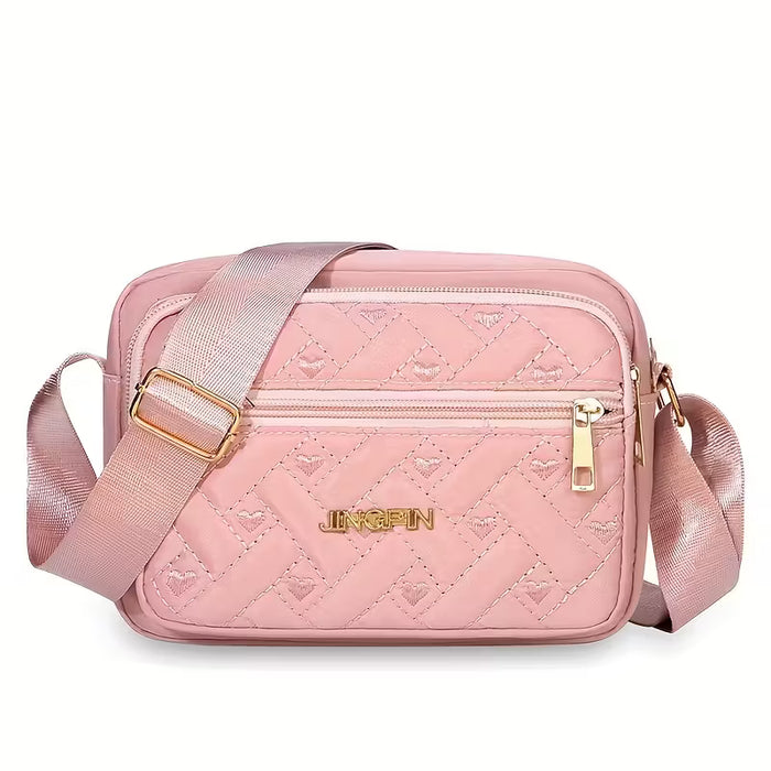 Mini bolso cuadrado compacto para mujer