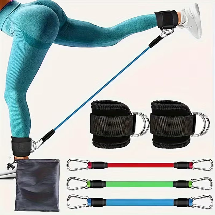 Bandas de Resistencia para Yoga, Entrenamiento para Glúteos y Fuerza de Piernas