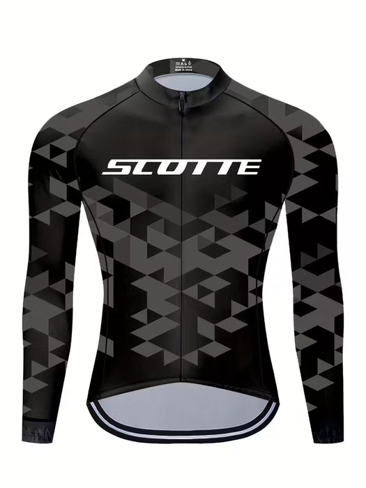 Maillot de ciclismo de manga larga SCOTTE - Red de fútbol