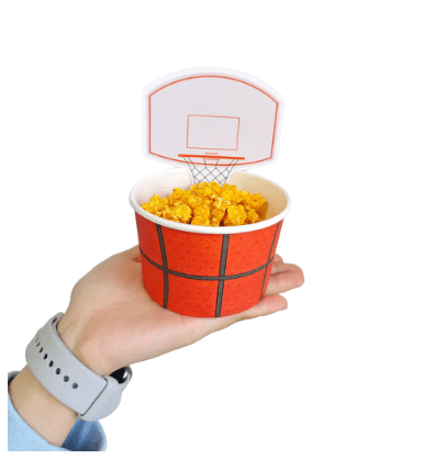 6pcs de Caja de palomitas de maíz para fiestas temáticas de baloncesto - Quierox - Tienda Online